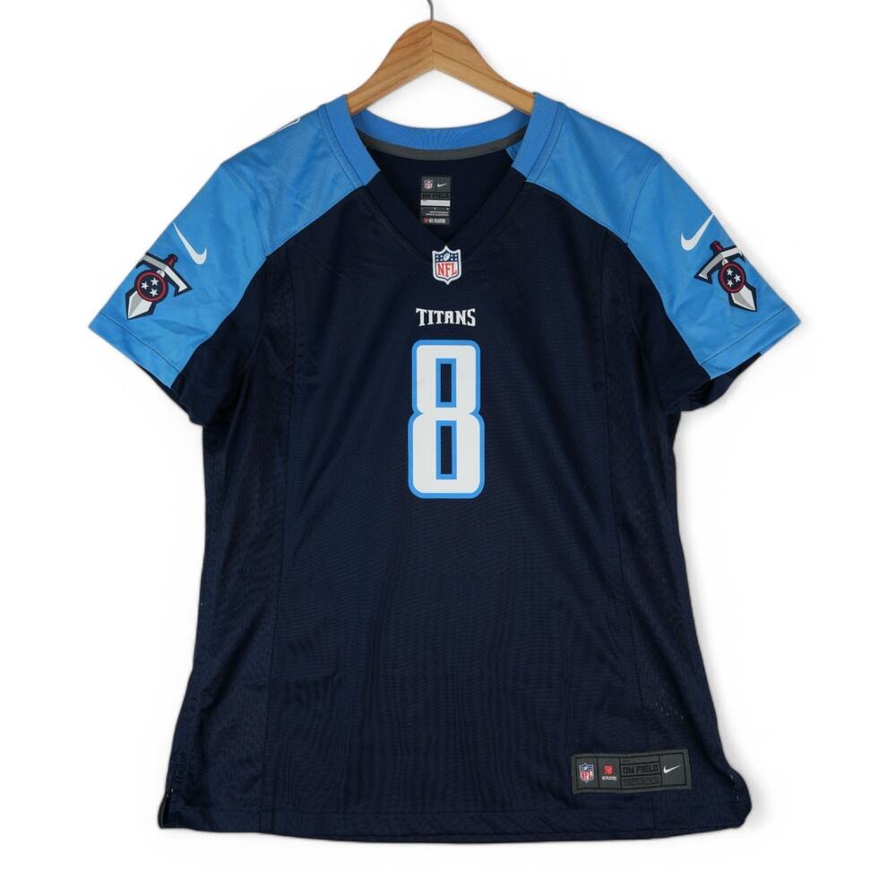 Tennessee Titans NFL On Field Nike Women's Jersey Marcus Mariota‎ #8 Size Large